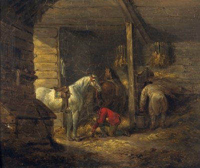 Stallszene von George Morland